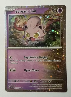 SCREAM TAIL 077/162 COSMOS HOLO POKEMON TCG NM - Image 1