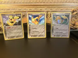 Pokemon Pikachu , Pichu, and Raichu (Holo) Delta Species Lot NM/ LP - Image 1