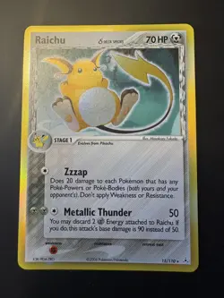 Pokemon Pikachu , Pichu, and Raichu (Holo) Delta Species Lot NM/ LP - Image 2