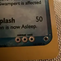 Pokemon Swampert 13/109 EX Ruby & Sapphire Holo Rare Stage 2 Nintendo English - Image 2