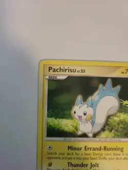 Pokemon TCG Pachirisu Diamond & Pearl 35/130 Regular Rare Lightning Damaged - Image 2