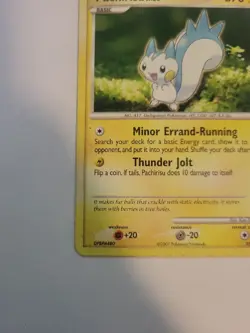 Pokemon TCG Pachirisu Diamond & Pearl 35/130 Regular Rare Lightning Damaged - Image 5