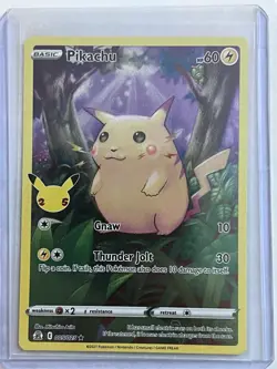 2021 Pokemon SWSH Celebrations Pikachu Holo #005/025 - Image 1