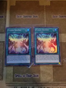 YUGIOH 2X FUSION DESTINY DANE-EN054 SUPER 1ST ED NM - Image 1