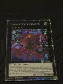 Yu-Gi-Oh! TCG Exosister Karmael Starlight Rare 1st Edition BPRO EN044 - Image 1