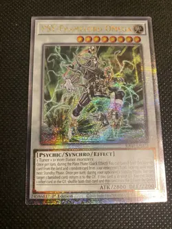 PSY-Framelord Omega Quarter Century Secret Rare RA02-EN028 Yu-Gi-Oh! Near Mint - Image 1