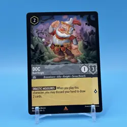 Disney Lorcana DOC Bold Knight 193/204 Rare EN 5 Shimmering Skies - Image 1