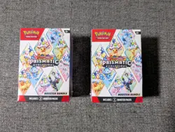 2 x Pokemon TCG Prismatic Evolutions Booster Bundle SEALED - Image 1