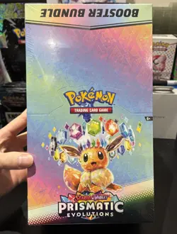 Pokemon TCG: Prismatic Evolutions Booster Bundle Display Case - New & Sealed - Image 1