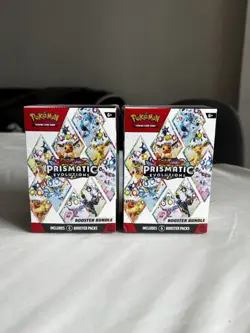 2x Pokemon TCG Prismatic Evolutions Booster Bundle - New Factory Sealed - Image 1