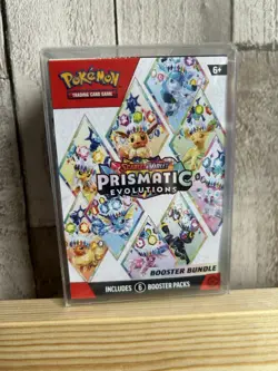 Pokemon TCG Prismatic Evolutions Booster Bundle - Sealed & Mint Protective Case - Image 1
