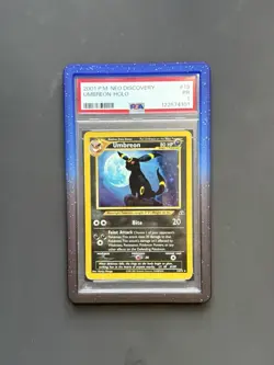 2001 Pokemon Neo Discovery 13/75 Umbreon Holo Rare PSA 1 - Image 1