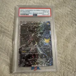 2021 POKEMON CELEBRATIONS CLASSIC COLLECTION ZEKROM 114/114 PSA 10 - Image 1