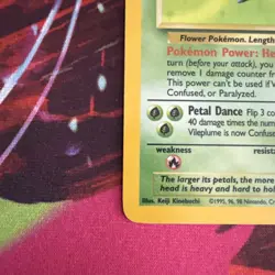 Vileplume 15/64 Holo Rare Unlimited Jungle Set 1999 - Pokemon Card TCG (NM-LP) - Image 2