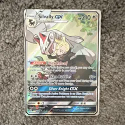Pokemon Silvally GX Full Art Ultra Rare Holo Cosmic Eclipse 227/236 Card - Image 1