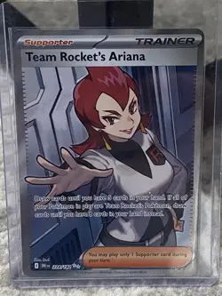 Team Rocket's Ariana 224/182 Sv10: Destined Rivals Holo UR Card TCG NM Pokemon - Image 1