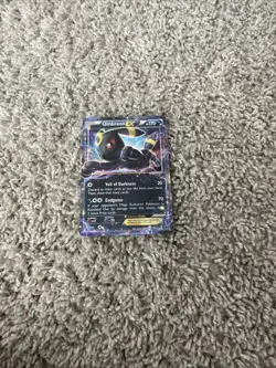 Pokemon Umbreon EX 55/124 Holo Card Fates Collide Ultra Rare - Image 1