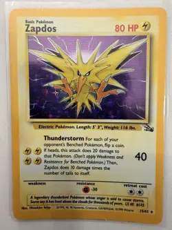 1999 Pokemon Base Set Lot of 6 Cards, Machamp, Magneton, Zapdos -Used Condition - Image 5