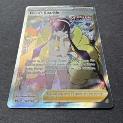 ELESA’S SPARKLE 147/159 Crown Zenith Full Art Holo Pokemon TCG card - Image 2