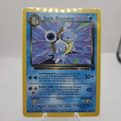 Dark Blastoise - 20/82 - Pokemon Team Rocket Unlimited Rare Card WOTC MP - Image 1