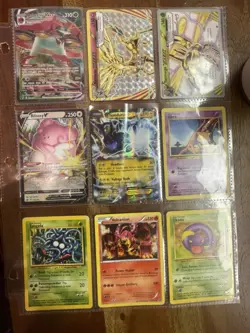 Pokemon TCG Mixed Lot collection- 99 mix of vintage, regular, Holo & EX/V cards - Image 1