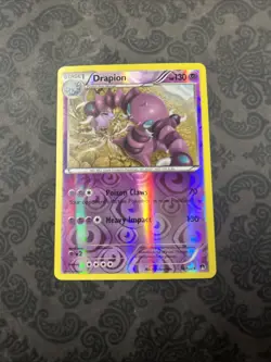 Drapion 54/122 XY Breakpoint Ultra Rare Reverse Holo Pokemon Card - Image 1