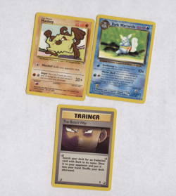 Lot Of 3 Vintage Legendary Collection Pokemon Cards WOTC Dark Wortortle VTG #1 - Image 1