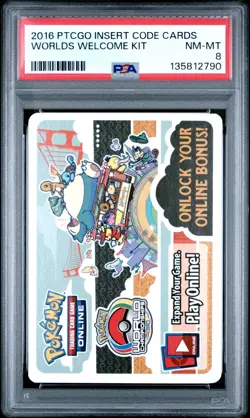 Pokemon 2016 World Championships Code Card San Francisco PSA 8 NM-MT - Image 3