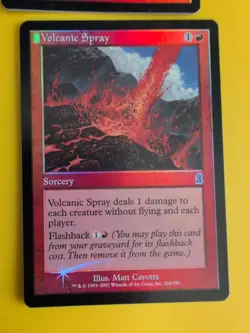 Volcanic Spray & Reckless Charge. MTG Card. Odyssey.Old Border FOIL. 2 card - Image 5