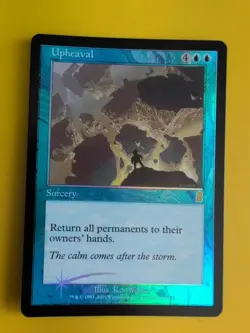 Upheaval. Sorcery. MTG Card. Odyssey. Old Border FOIL. - Image 1