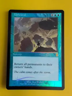 Upheaval. Sorcery. MTG Card. Odyssey. Old Border FOIL. - Image 2