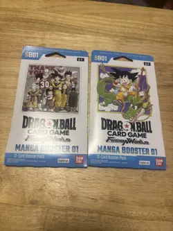 Dragon Ball Super: Card Game Fusion World Manga Booster 01 (SB01) 2 Pack English - Image 1