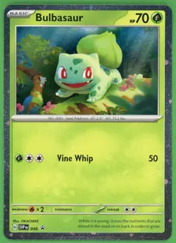 Bulbasaur - 046 (Cosmos Holo) 046 Sv: Scarlet & Violet Promo Cards Holo - Image 1