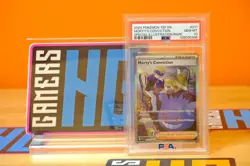 2024 POKEMON TEF EN-TEMPORAL FORCES #211 MORTY'S CONVICTION PSA 10 - Image 1
