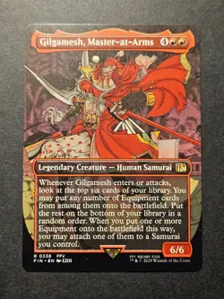 Gilgamesh, Master-at-Arms (Borderless) R FINAL FANTASY 338 NM - Image 1