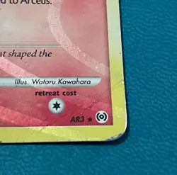 Pokemon TCG: Arceus AR3 Holo, English, HP/Damaged - Image 3