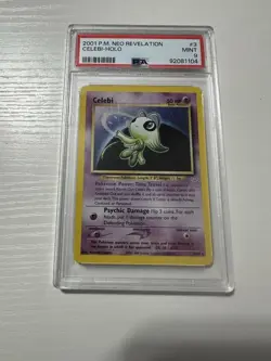 Celebi Pokemon Neo Revelation 2001 Holo Rare 3/64 PSA 9 - Image 1