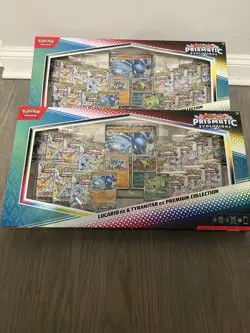 Pokemon Lucario Ex Tyranitar Ex Premium Collection Set Of 2 - Image 1