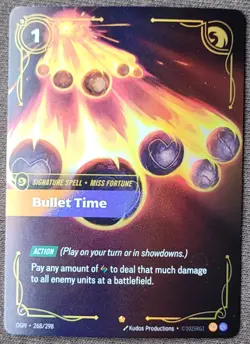 Bullet Time 268/298 Riftbound Origins Magic The Gathering NM - Image 1