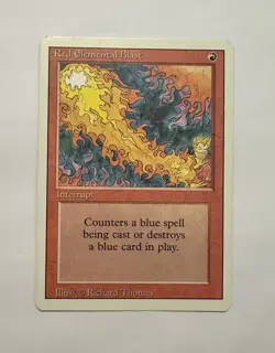 MTG (Magic: The Gathering) Red Elemental Blast - Revised Edition (LP) - Image 1