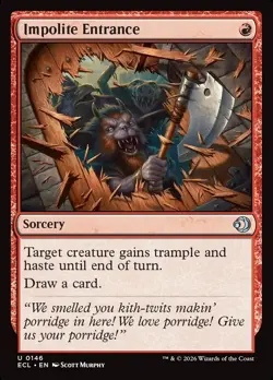 Impolite Entrance | #146 | ECL | MTG | Regular | LP - Image 1