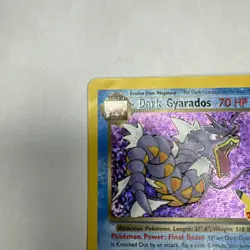 2000 Classic - Team Rocket Dark Gyarados PreRelease Foil Stage 1/Rare Holo #8 - Image 2