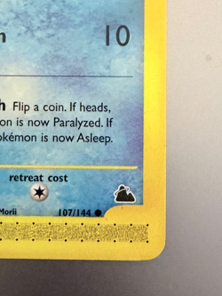 Pokemon Skyridge Swinub 107/144 🧊 Vintage WOTC e‑Reader Never Played - Image 5