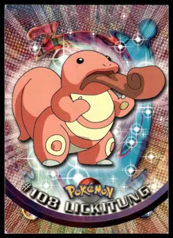 Topps Pokemon Lickitung #108 1999 TV Animation Edition Non Holo Blue Logo LP - Image 1