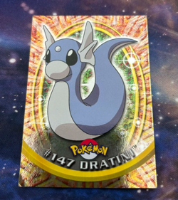 HP 2000 Topps Pokemon Series 3 Silver Foil #147 Dratini TV Animation 1st Edition - Image 1
