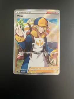 Volo Trainer Supporter 151/159 Crown Zenith Ultra Rare Full Art Holo Pokemon TCG - Image 1