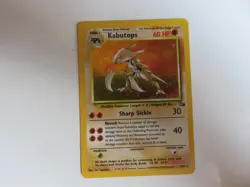 Pokemon Kabutops 9/62, Fossil Holo, LP - Image 1