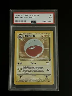 1999 Pokemon Jungle Electrode - Holo #2 NM PSA 7 - Image 1