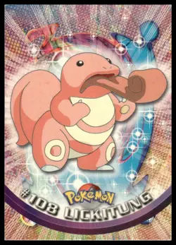 Topps Pokemon Lickitung #108 1999 TV Animation Edition Non Holo Blue Logo NM - Image 1