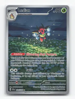 Pokemon TCG - Ledian 144/142 Near Mint Illustration Rare Stellar Crown - Image 1
